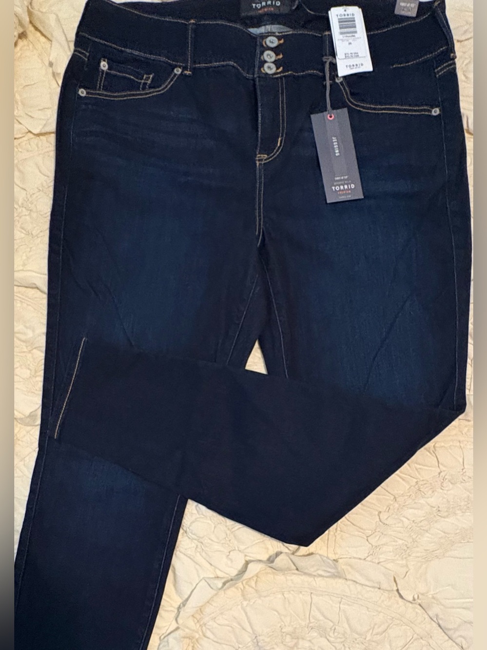 NWT Torrid SoftSculpt Bespoke Regular Skinny Jeggings - Dark Wash Size 20